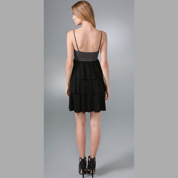 Theory Adedra Serenity Black & Gray Dress M/L - Picture 2 of 8